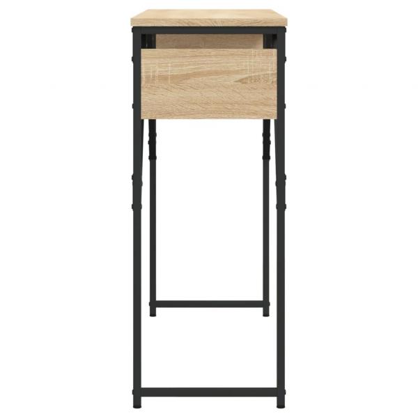 Konsolentisch mit Ablage Sonoma-Eiche 105x30x75cm Holzwerkstoff