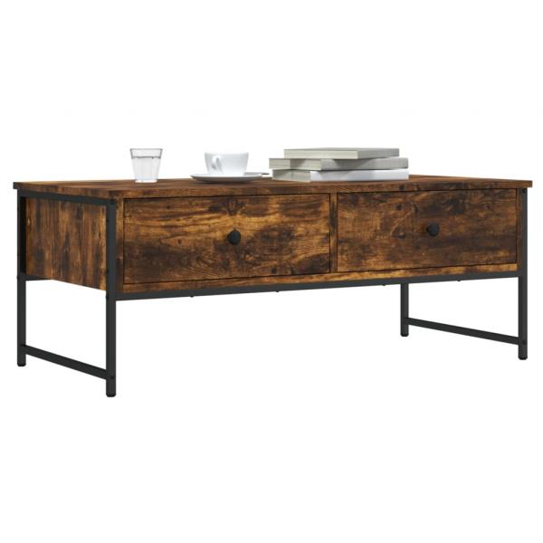 ARDEBO.de - Couchtisch Räuchereiche 101x49x39,5 cm Holzwerkstoff