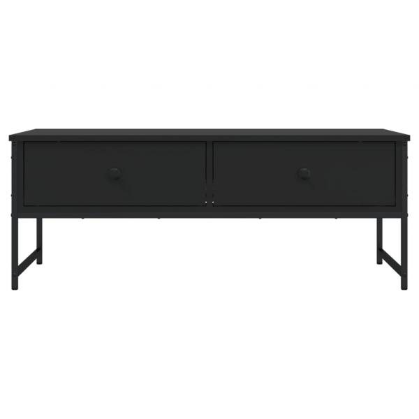 Couchtisch Schwarz 101x49x39,5 cm Holzwerkstoff