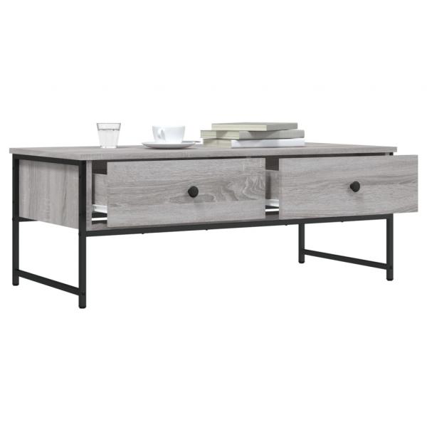 Couchtisch Grau Sonoma 101x49x39,5 cm Holzwerkstoff