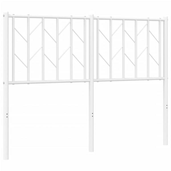 Kopfteil Metall Weiß 120 cm