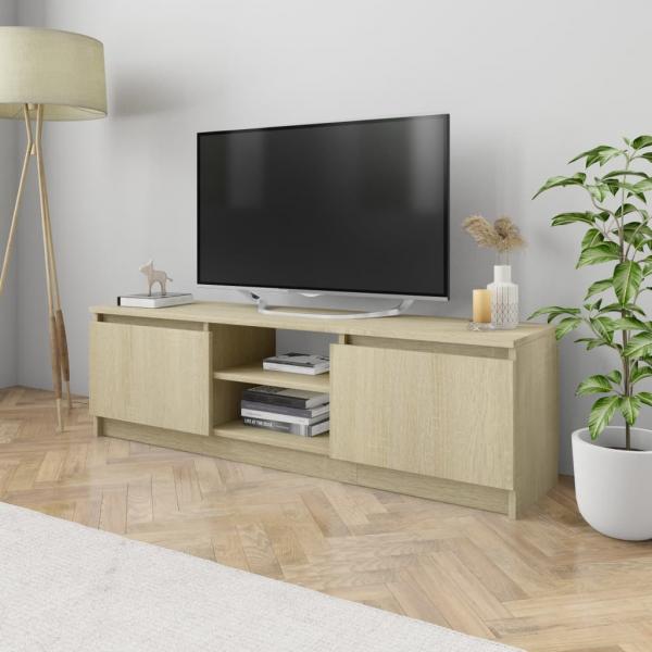 ARDEBO.de - TV-Schrank Sonoma-Eiche 120×30×35,5 cm Holzwerkstoff