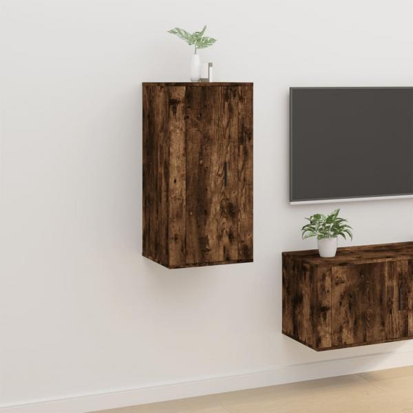 ARDEBO.de - TV-Wandschrank Räuchereiche 40x34,5x80 cm