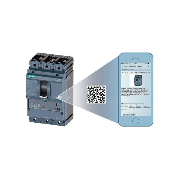 Siemens 3VA9157-0FK25 Türkupplungsdrehantrieb Not-Aus IEC IP65 mit Türverriegelung