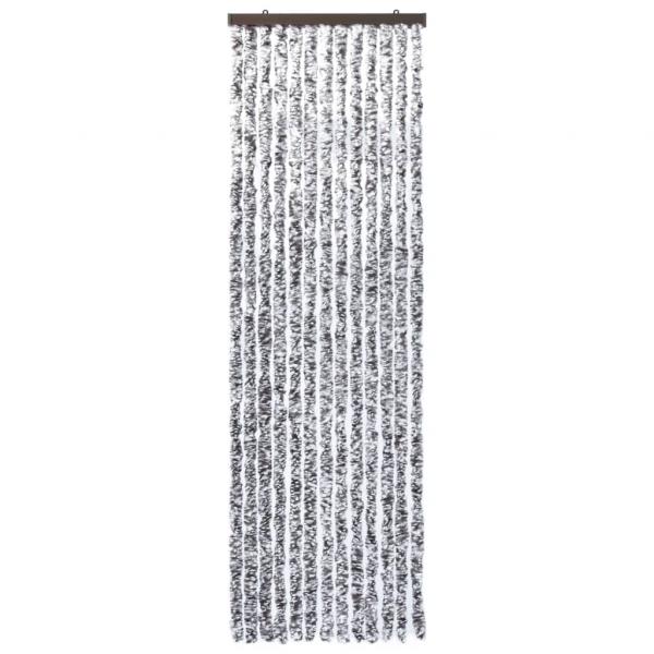 Insektenschutz-Vorhang Braun und Beige 56x200 cm Chenille