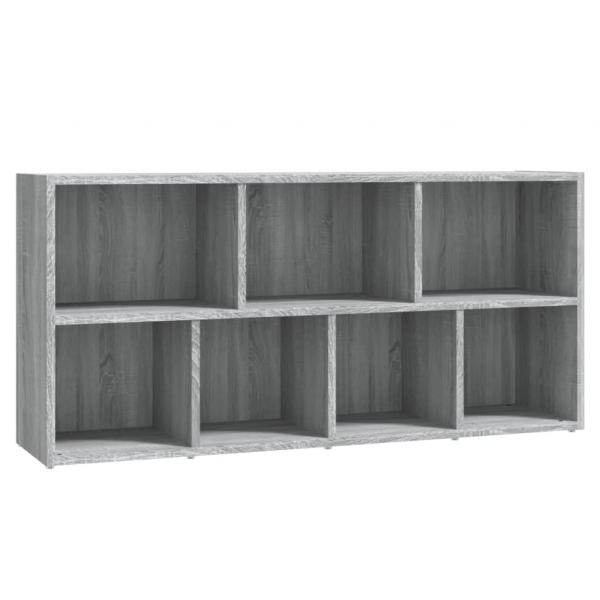 Bücherschrank Grau Sonoma 50x25x106 cm