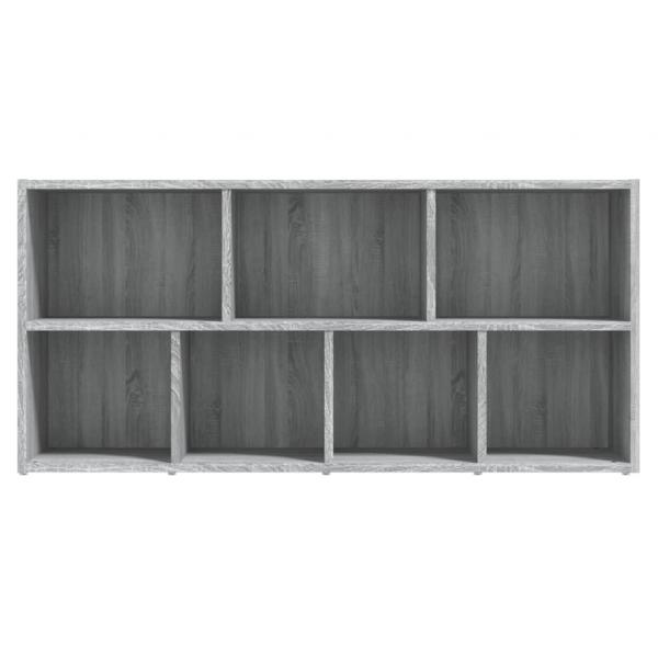 Bücherschrank Grau Sonoma 50x25x106 cm