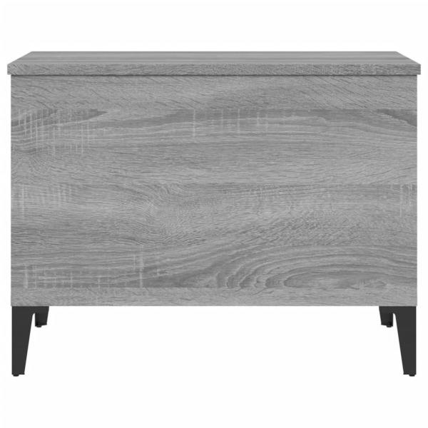 Couchtisch Grau Sonoma 60x44,5x45 cm Holzwerkstoff