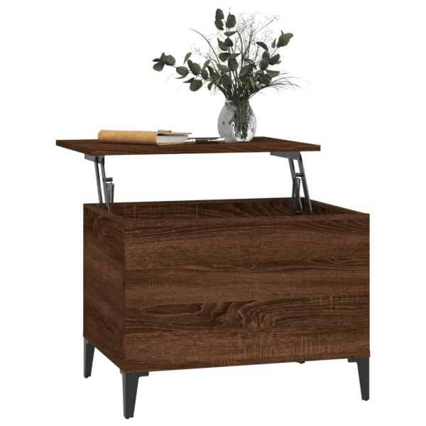 Couchtisch Braun Eichen-Optik 60x44,5x45 cm Holzwerkstoff