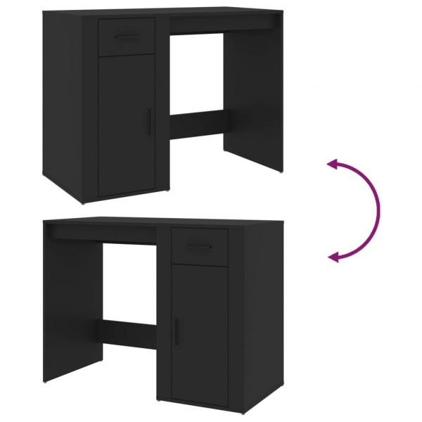 Schreibtisch Schwarz 100x49x75 cm Holzwerkstoff