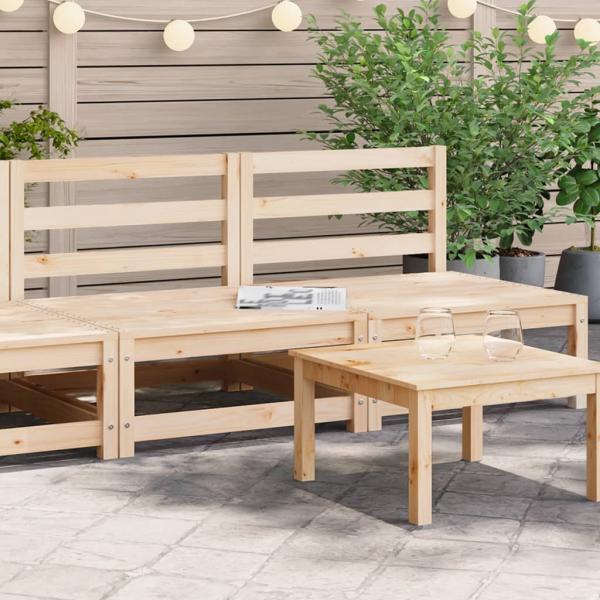 ARDEBO.de - Gartensofas ohne Armlehnen 2 Stk. 70x70x67 cm Massivholz Kiefer