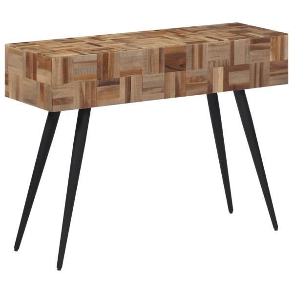 ARDEBO.de - Konsolentisch 110x34x80 cm Recyceltes Massivholz Teak