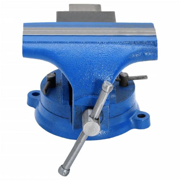 Schraubstock Blau 100 mm Gusseisen