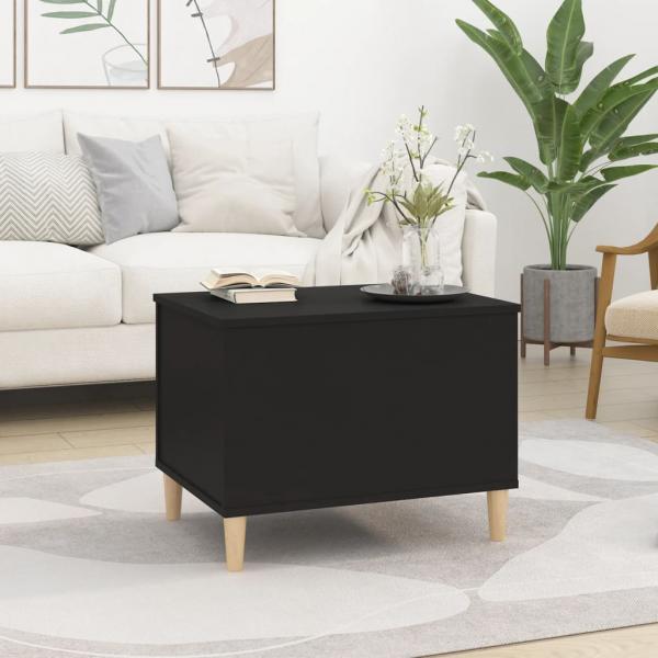 Couchtisch Schwarz 60x44,5x45 cm Holzwerkstoff