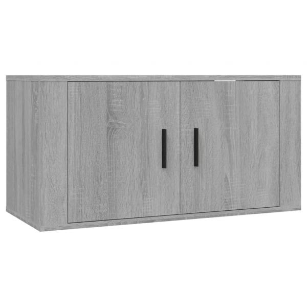 TV-Wandschrank Grau Sonoma 80x34,5x40 cm