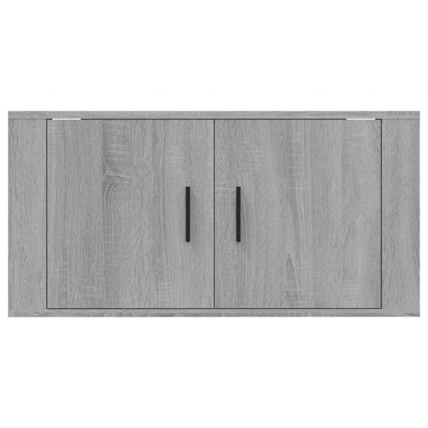 TV-Wandschrank Grau Sonoma 80x34,5x40 cm