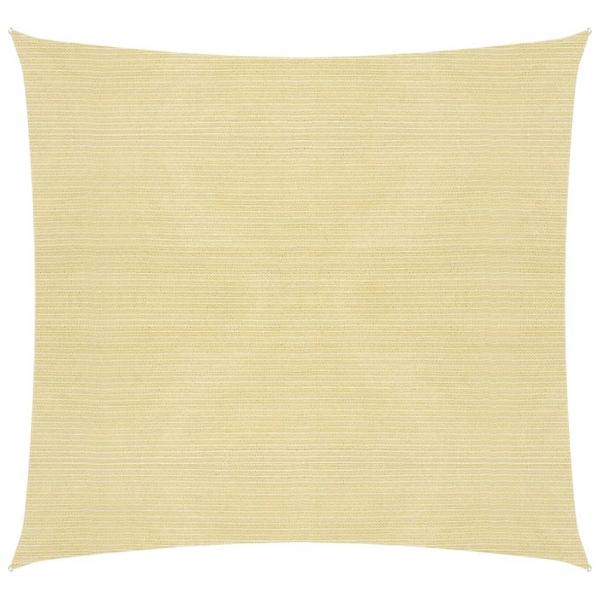 ARDEBO.de - Sonnensegel 160 g/m² Beige 4x4 m HDPE