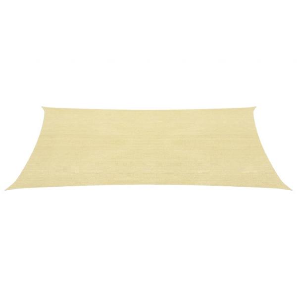 Sonnensegel 160 g/m² Beige 4x4 m HDPE