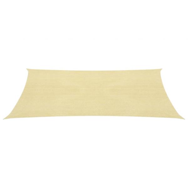 Sonnensegel 160 g/m² Beige 2,5x5 m HDPE