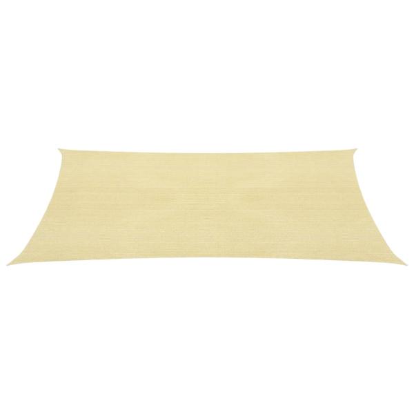 Sonnensegel 160 g/m² Beige 3x4 m HDPE