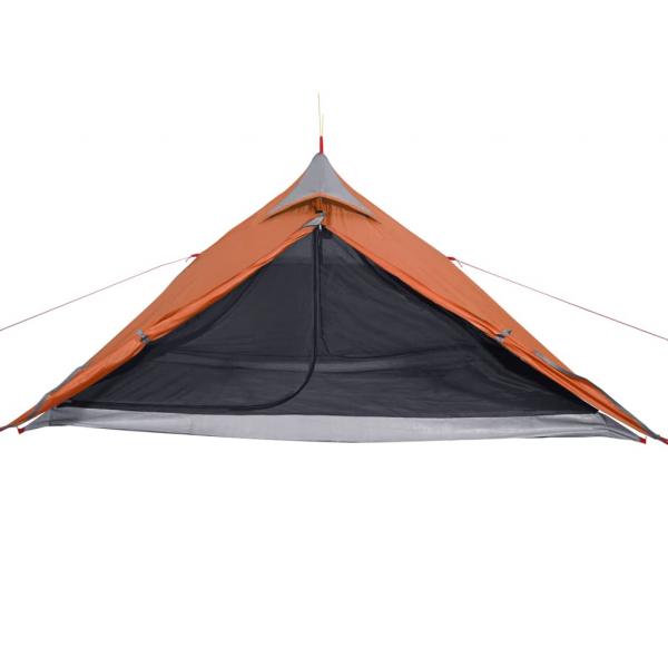 Tipi-Campingzelt 1 Person Orange Wasserdicht