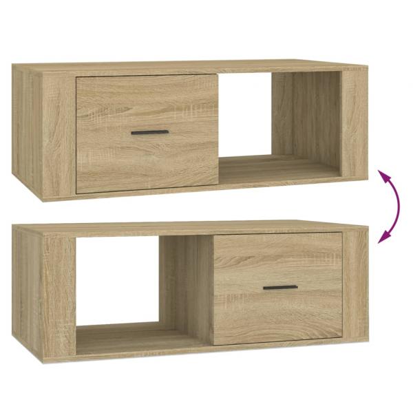 Couchtisch Sonoma-Eiche 100x50,5x35 cm Holzwerkstoff