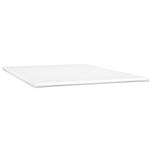 Boxspringbett Matratze Cappuccino-Braun 140x200cm Kunstleder