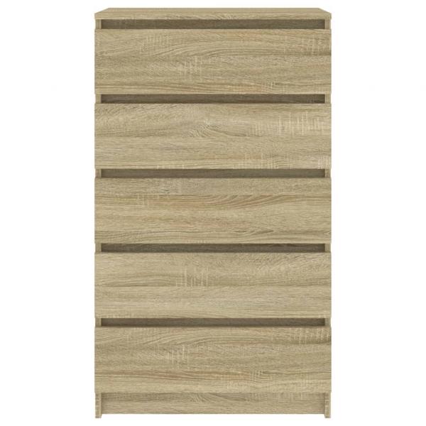 Schubladenschrank Sonoma-Eiche 60x36x103 cm Holzwerkstoff