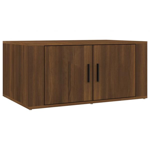 Couchtisch Braun Eichen-Optik 80x50x36 cm Holzwerkstoff