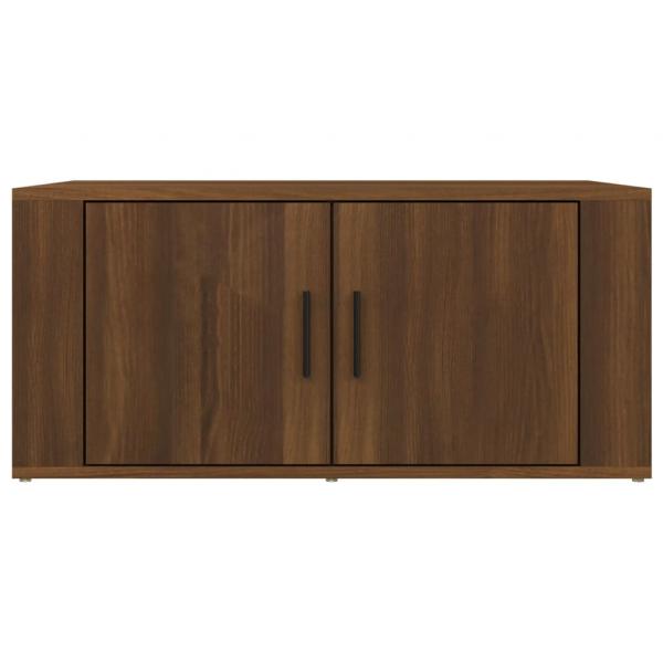 Couchtisch Braun Eichen-Optik 80x50x36 cm Holzwerkstoff