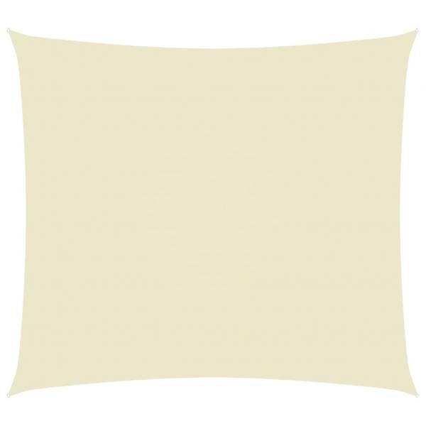 Sonnensegel Oxford-Gewebe Rechteckig 5x6 m Creme