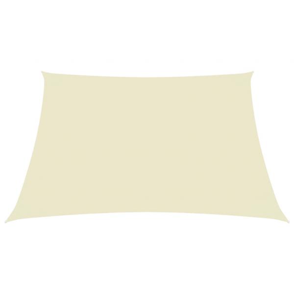 Sonnensegel Oxford-Gewebe Rechteckig 5x6 m Creme