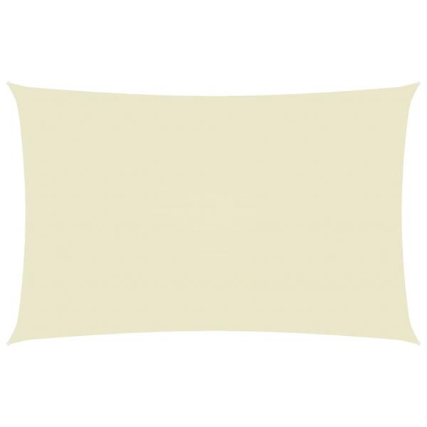 Sonnensegel Oxford-Gewebe Rechteckig 5x8 m Creme