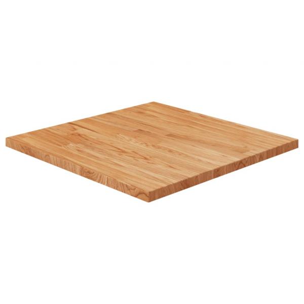 ARDEBO.de - Tischplatte Quadratisch Hellbraun 60x60x2,5cm Behandelte Eiche