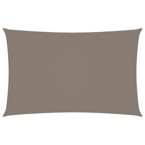 Sonnensegel Oxford-Gewebe Rechteckig 3x6 m Taupe