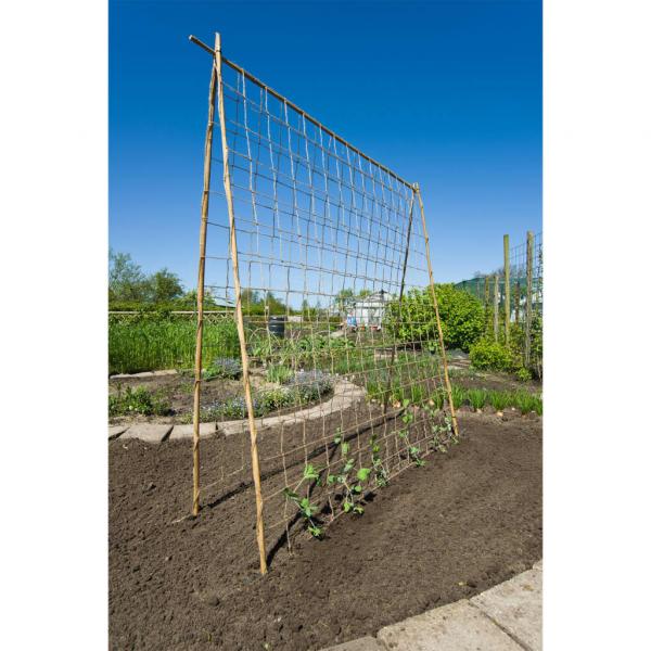 Nature Ranknetz für Kletterpflanzen Jute 1,8x5 m Natur