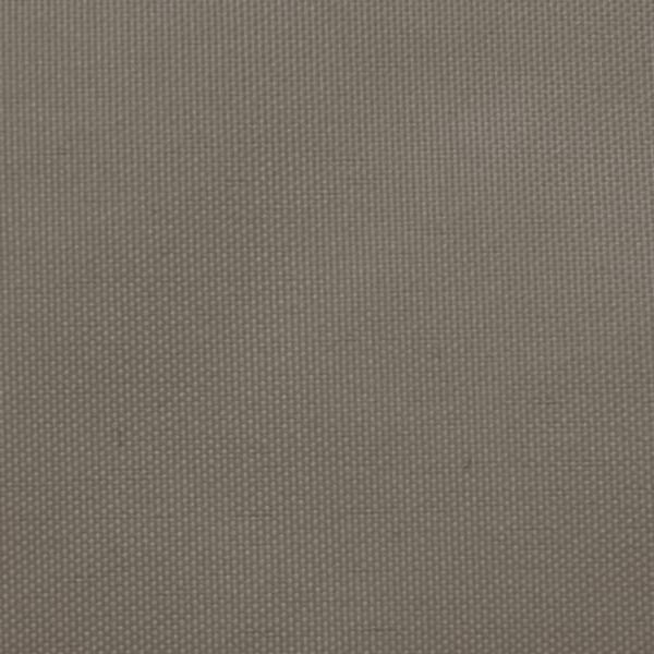 Sonnensegel Oxford-Gewebe Rechteckig 4x6 m Taupe