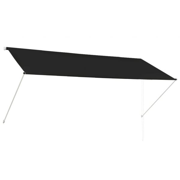 ARDEBO.de - Einziehbare Markise 300×150 cm Anthrazit 