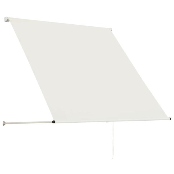 Einziehbare Markise 100×150 cm Creme