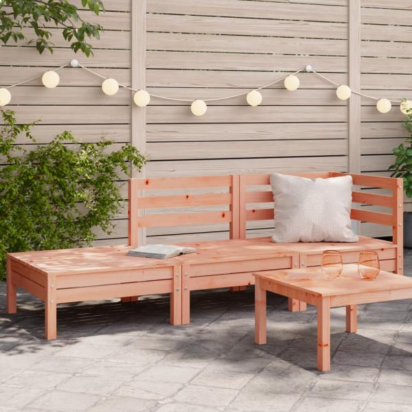 ARDEBO.de - Gartensofa 3-Sitzer Massivholz Douglasie