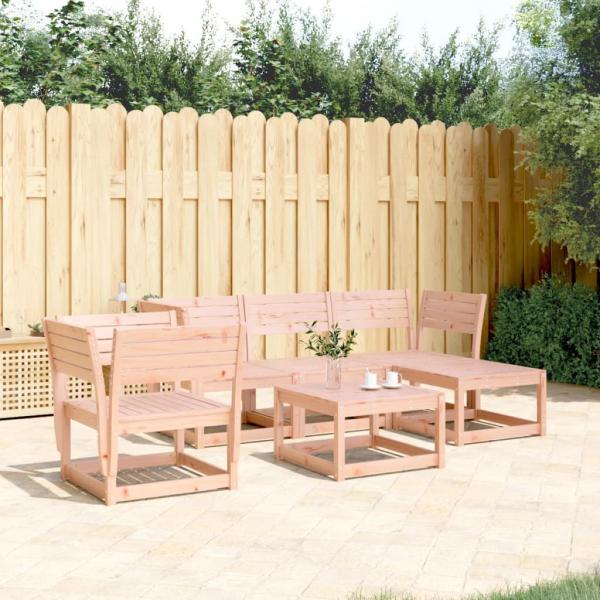 ARDEBO.de - 5-tlg. Garten-Lounge-Set Massivholz Douglasie