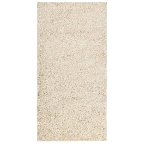 ARDEBO.de - Teppich Shaggy Hochflor Modern Golden 100x200 cm