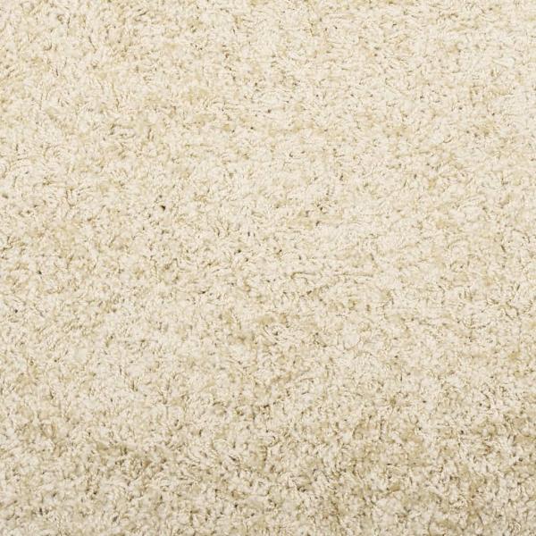 Teppich Shaggy Hochflor Modern Golden Ø 100 cm