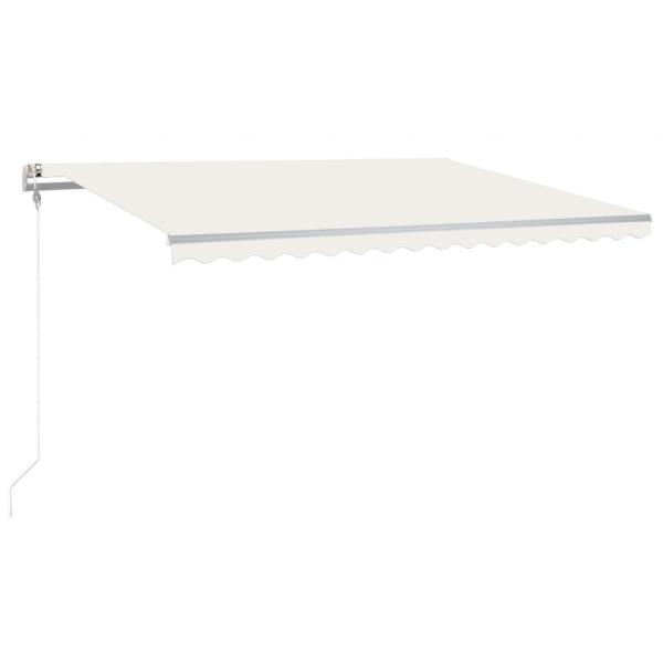 Automatische Markise mit LED & Windsensor 400x350 cm Creme