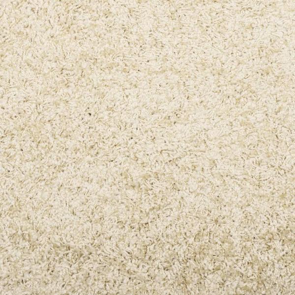 Teppich Shaggy Hochflor Modern Golden Ø 200 cm