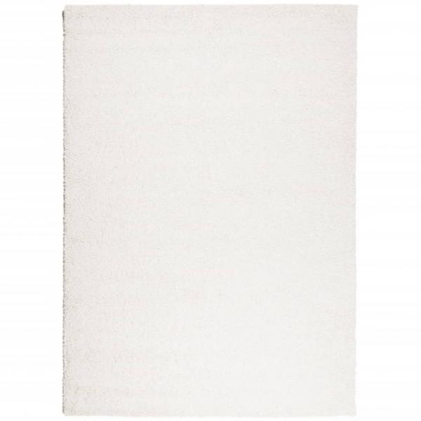 Teppich Shaggy Hochflor Modern Creme 240x340 cm