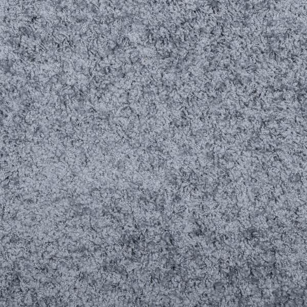 Teppich Shaggy Hochflor Modern Blau Ø 80 cm