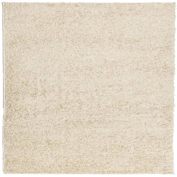 Teppich Shaggy Hochflor Modern Golden 160x160 cm