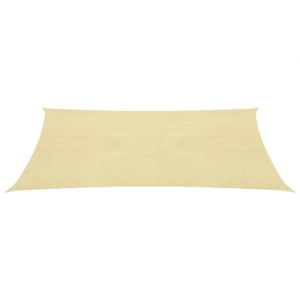 Sonnensegel 160 g/m² Beige 3,5x5 m HDPE  