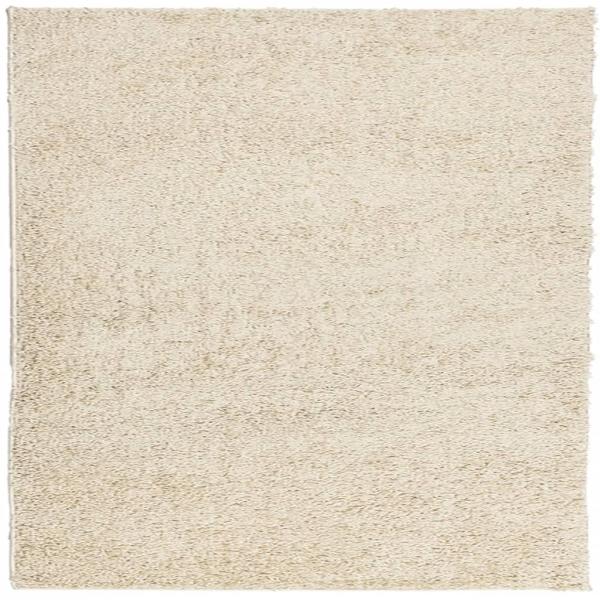 ARDEBO.de - Teppich Shaggy Hochflor Modern Golden 200x200 cm